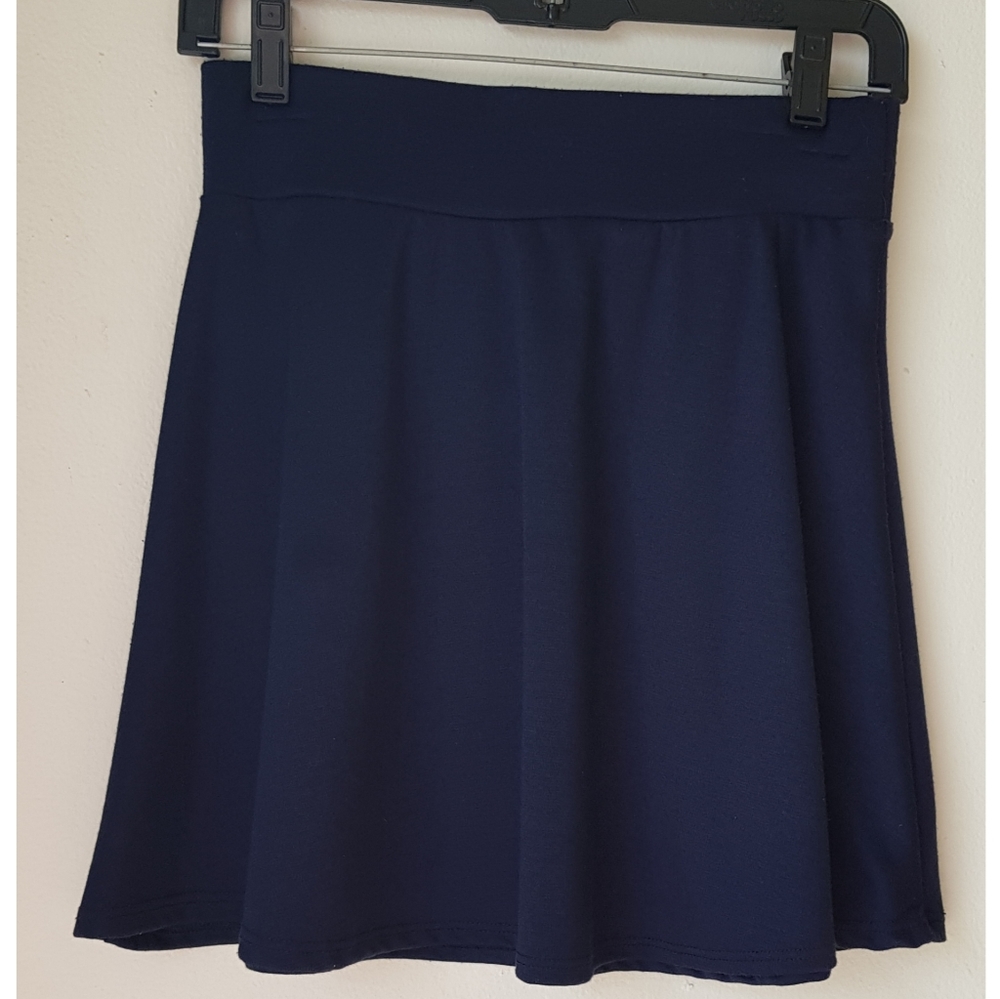Navy Skater Skirt